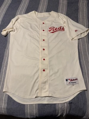 2019 TBTC 1936 “Palm Beach” Cincinnati Reds Tanner Roark Majestic Size 48 Jersey - Image 1 of 4