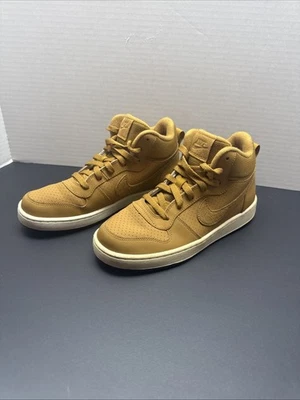 Nike Court Borough Mid GS Zapatos Trigo 839977-701 Juvenil Talla 6.5 Foto 1 de 4