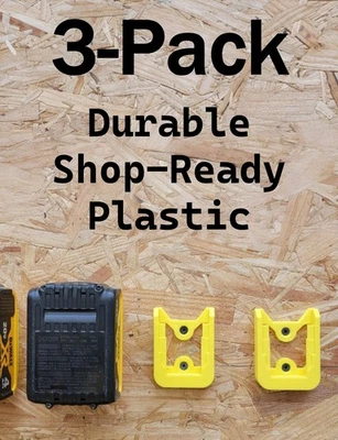 Dewalt 20V / 60V Latchless Battery Holder – Durable PETG - Image 1 of 4
