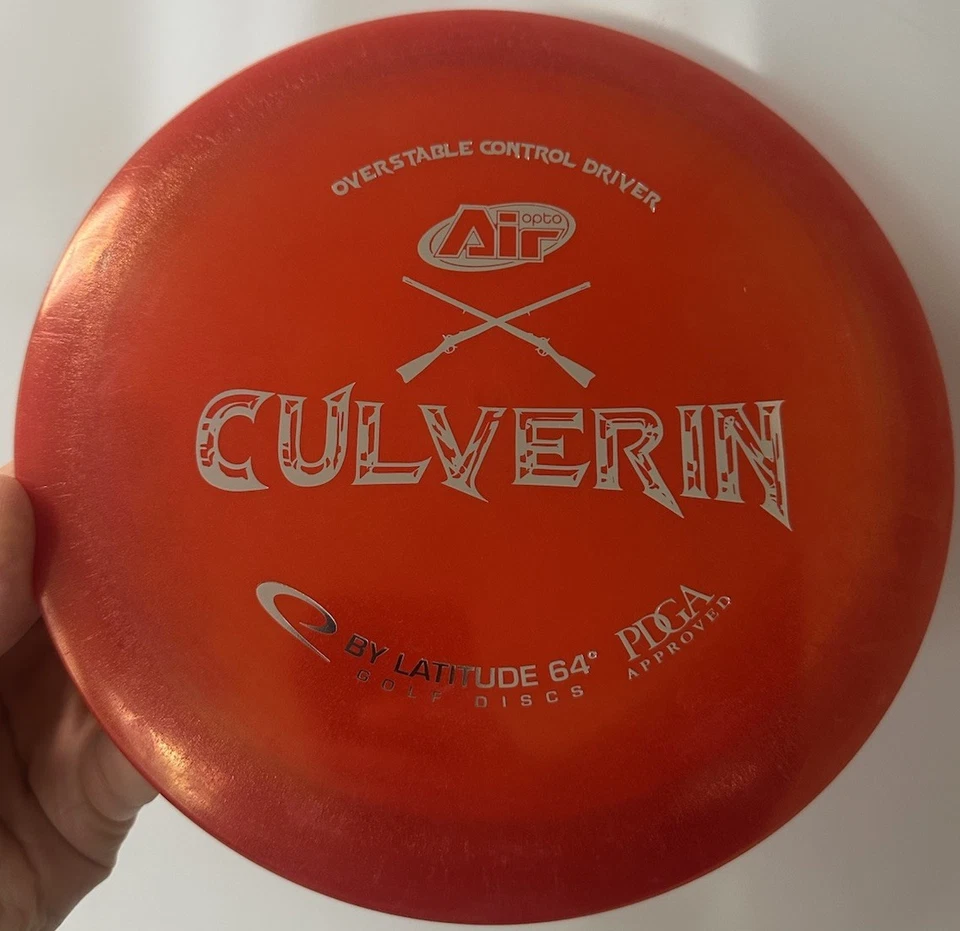 New Latitude 64 Opto Line Air Culverin 159g Red DISC GOLF RARE Driver Westside - Image 1 of 1