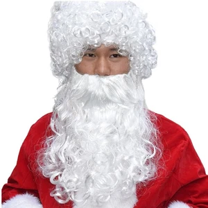 WEIHNACHTSMANN BART FÜR WEIHNACHTSMANN KOSTÜM WEIHNACHTSMANN VERKLEIDUNG KOSTÜM - Bild 1 von 7