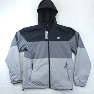 New Balance Mens Size Small Full Zip Lightweight Mesh Lined Hooded Jacket - Picture 1 of 7