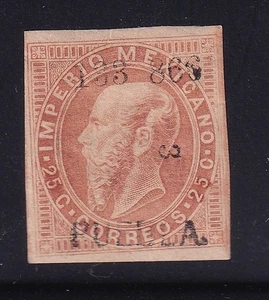 udi40 Messico 1866 Puebla inciso 133-866 Sub 3 Izucar de Matamoros Sc#33 - Foto 1 di 1