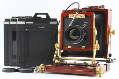 [Almost Unused] Wista Field 45 DX Cherry Wood 4x5 Fujinon W 150mm F5.6 JAPAN - Image 1 of 4
