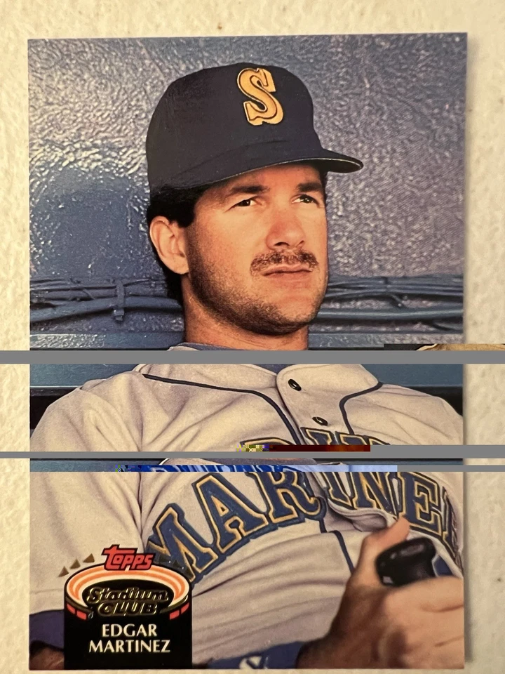 1992 Topps Stadium Club Edgar Martinez Seattle Mariners - Image 1 of 1