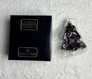 Christopher Radko 4" Darth Vader Star Wars Feiertag Glas Weihnachtsschmuck Neu - Bild 1 von 10
