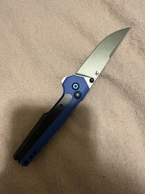 KANSEPT K2009A6 EDC TAC AZUL G-10/NEGRO TITANIO BOTÓN BLOQUEO 3.1′′ CPM S35VN Foto 1 de 4