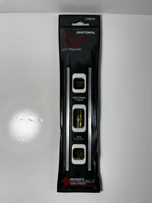 Sears Craftsman Torpedo Level 9” Magnetic 39829 USA With Vinyl Storage Pouch - Image 1 of 4