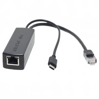 5V 3A Gigabit PoE Splitter USB-C Output, 802.3at PoE+ for Pi 5 & Type-C Devices - Image 1 of 4