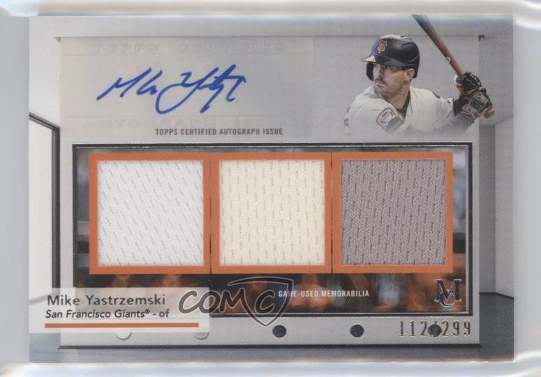 2024 Topps Museum Collection - Mike Yastrzemski #SWTRA-MY
