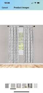 Four Cow Themed Curtain Panels - Picture 1 of 3