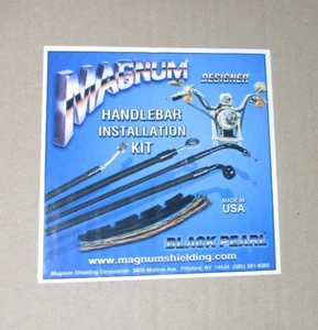 Magnum Black Pearl Handlebar Installation Kit 0662-0161 - Picture 1 of 12