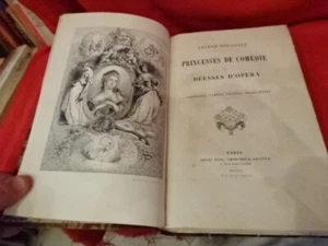 HOUSSAYE - Princesses de comédie et Déesses d’opéra, portraits, camées. 1860. - Imagen 1 de 8