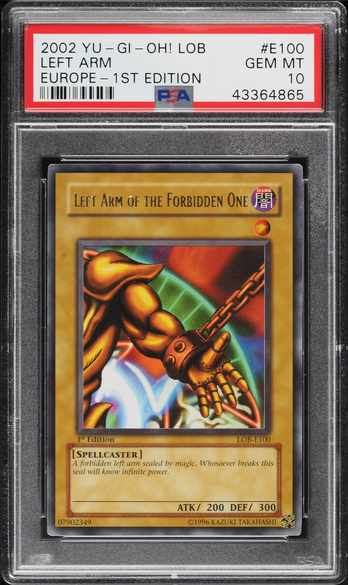 Exodia Yu-Gi-Oh! TCG Professional Sports Authenticator (PSA Exodia Yu-Gi-Oh! TCG Professional Sports Authenticator (PSA