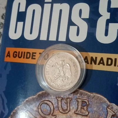 mexican silver coin 20 cents 1907 - Image 1 of 4