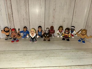 micro brawlers lot Of 11 Wrestling Figures Ric Flair Kamala Bruiser Brody - Picture 1 of 4