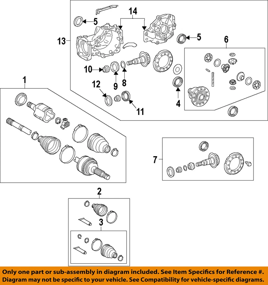 Уплотнение задней шестерни дифференциала Lexus TOYOTA 2015 NX200t от оригинального производителя 9031154006 - Изображение 1 из 1