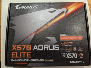 GIGABYTE X570 AORUS ELITE, Socket AM4, AMD Motherboard - Picture 1 of 4