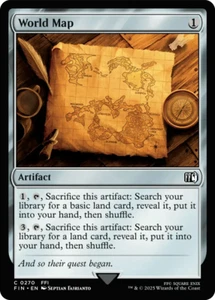0270 World Map FFI FIN Final Fantasy MTG Card SHIPS NOW - Picture 1 of 1