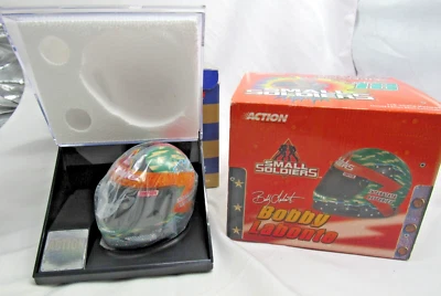 Bobby Labonte NASCAR Simpson small Crash Helmet action 1/4 - Image 1 of 4