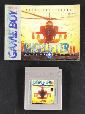 Choplifter II 2 (Nintendo Game Boy, 1991) Cartridge & Manual Only - Image 1 of 3