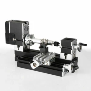 60W High Power Mini Metal Motorized Lathe Metal Woodworking Lathe Machine - Picture 1 of 4
