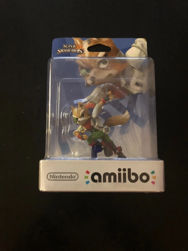 Nintendo Amiibo Super Smash Bros Fox Figure U.s. Version
