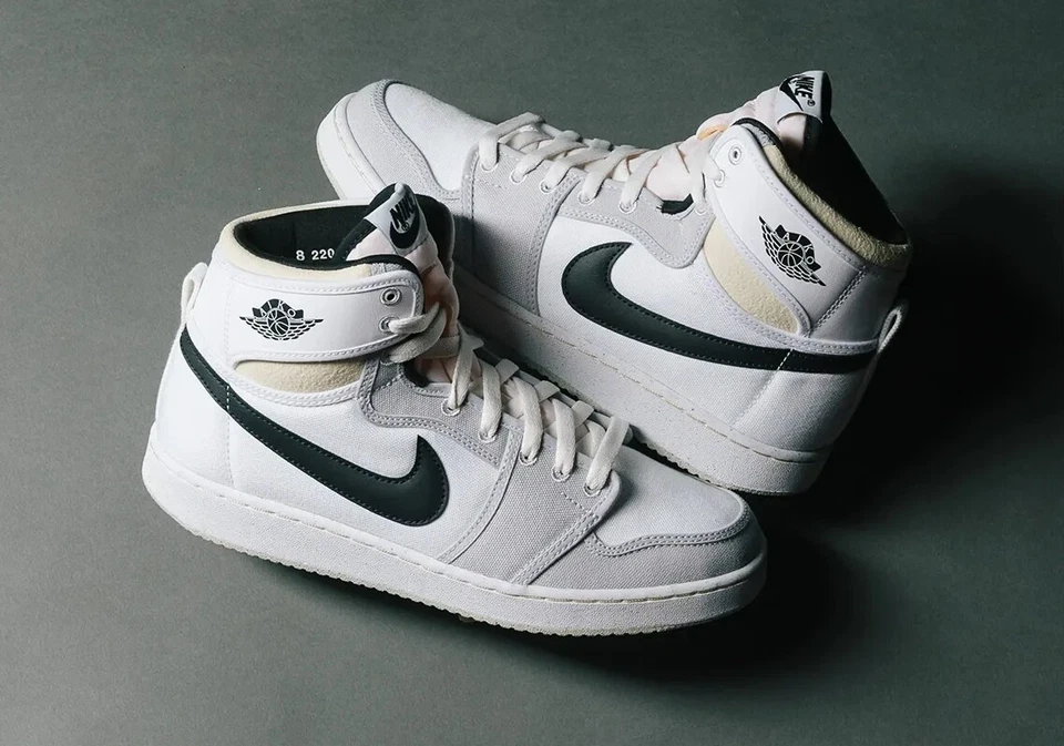 Jordan 1 KO High 'Grey Fog' Vela Preta Branca DO5047-100 Masculina Tamanho 8-13 Retro Air - Imagem 1 de 4