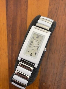 Donna Vivian Women’s Watch Fashion Two Tone Stretch Bracelet 19mm - New Battery - Picture 1 of 5
