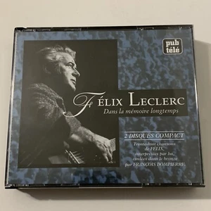 Felix Leclerc Dans La Memoire Longtemps 2 CD Set Canadian Import Quebecois Félix - Picture 1 of 6