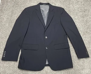 Men's PRONTO UOMO Black Modern 2 Button Wool Suit Jacket Sport Coat 40 REG - Picture 1 of 10