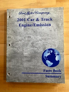 2001 Ford OEM Car Truck Engine Emission Facts Book Summary - Picture 1 of 2