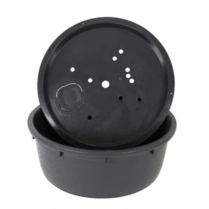 CLGarden Springbrunnenbecken Set mit ø 88cm GFK Deckel 150 Liter PE Becken - Bild 1 von 9