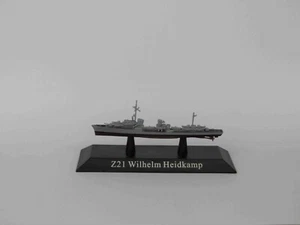 DIE-CAST NAVE DA GUERRA Z21 WILHELM HEIDKAMP 1943 - WARSHIPS DESTROYER #45 - Imagen 1 de 2