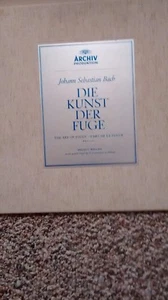 JOHANN SEBASTIAN BACH DIE KUNST DER FUGE 33 RECORD HELMUT WALCHA  - Picture 1 of 7