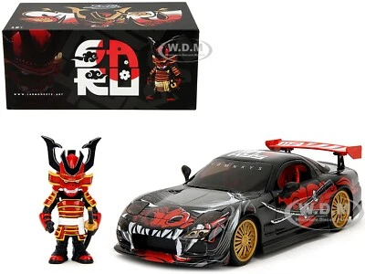 Figura Mazda RX-7 1993 Black & Saru "Lab Monkeys" 1/24 diecast por Jada 35668 Foto 1 de 4