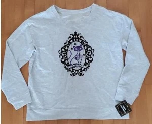 Womens Happy Halloween "Beloved" Cat Skeleton Sweatshirt Size Small 2X 3X NWT - Picture 1 of 1