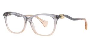 New GUCCI GG1012O 002 54mm Blue Gray Gradient Pink Eyeglasses Frames Only Italy - Picture 1 of 4