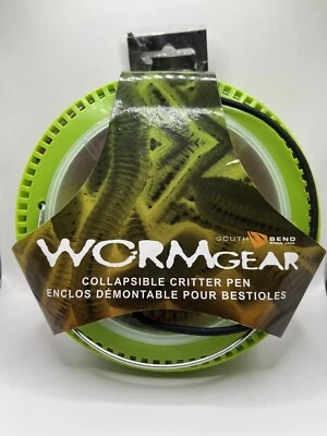 Worm Gear Plegable Critter Pen Almacenamiento Compacto Ampliable Cubo de Colección Foto 1 de 3