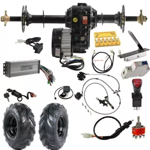 Kit Eje Diferencial Trasero 30" 48v 500W Motor Eléctrico Go Kart Drift E BIEK ATV - Imagen 1 de 13