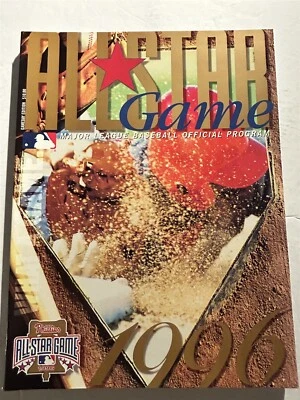 1996 Official ALL STAR GAME Program GRIFFEY Ripken GWYNN Bonds PIAZZA Sosa A-Rod - Image 1 of 4