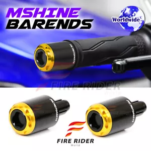 MSHINE CNC Gold Bar Ends Pair For Ducati Panigale V4 18 19 20 21 - Picture 1 of 4