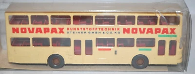 Autobús de doble cubierta Wiking 730 (730/13b) MAN SD 200 ("NOVAPAX) - NUEVO con CAJA Foto 1 de 4