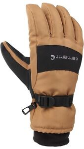 Carhartt Men's W.P. Waterproof Insulated Glove X-Large Brown/Black