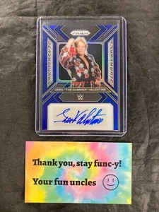 2024 Prizm WWE, Greg "The Hammer" Valentine Sensational Signatures /49 - Picture 1 of 8
