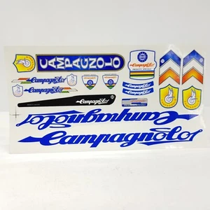 Campagnolo Decals Sticker Set Bicycle Cycling Blue Red White Italy Frame Racing - Picture 1 of 9