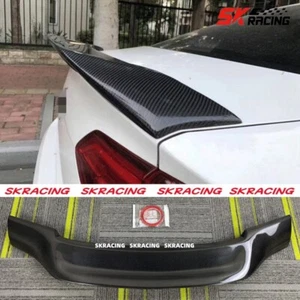 CARBON FIBER REAR TRUNK LIP SPOILER WING PERFORMANCE FOR VOLKSWAGEN VW JETTA MK6 - Picture 1 of 24