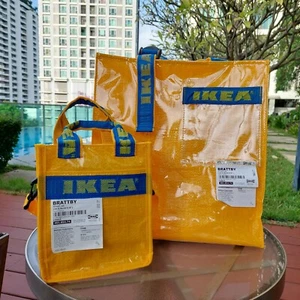 Ikea Shoulder Bag Cross Body Shopping Travel Bag New Idea All Remade Yellow - Picture 1 of 15