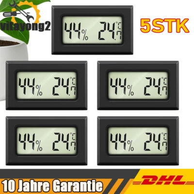 Thermometer Hygrometer Mini Digital Luftfeuchtigkeitsmesser Innen Temperatur - Bild 1 von 4
