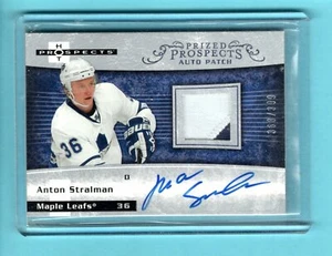 2008 Hot prospects RC Autograph & Patch Anton Straiman no.248 Maple leaf #/399 - Picture 1 of 1